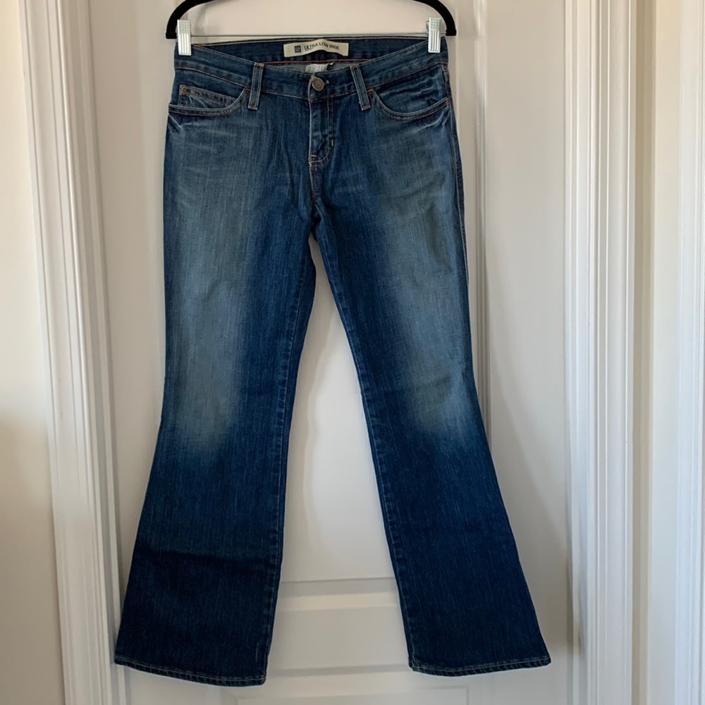 GAP Ultra Low Rise Bootcut Jeans Size 4 Ankle